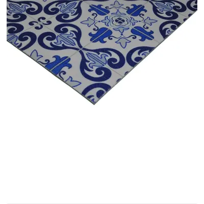 Alfombra textil Azul