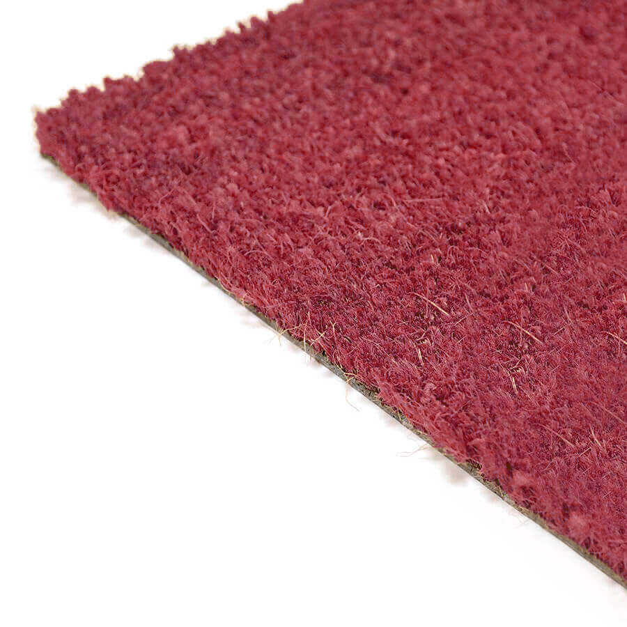 Felpudo de coco teñido Rojo