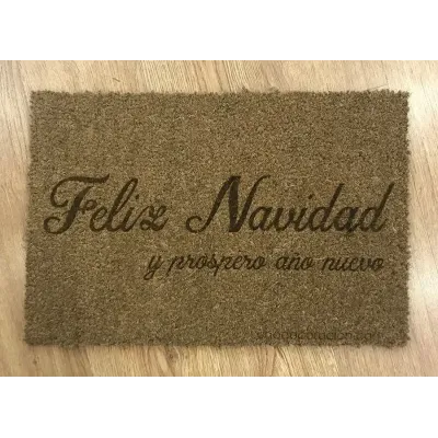Felpudo de coco laser personalizado