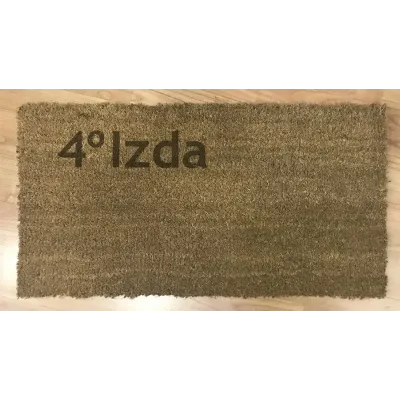 Felpudo de coco laser personalizado